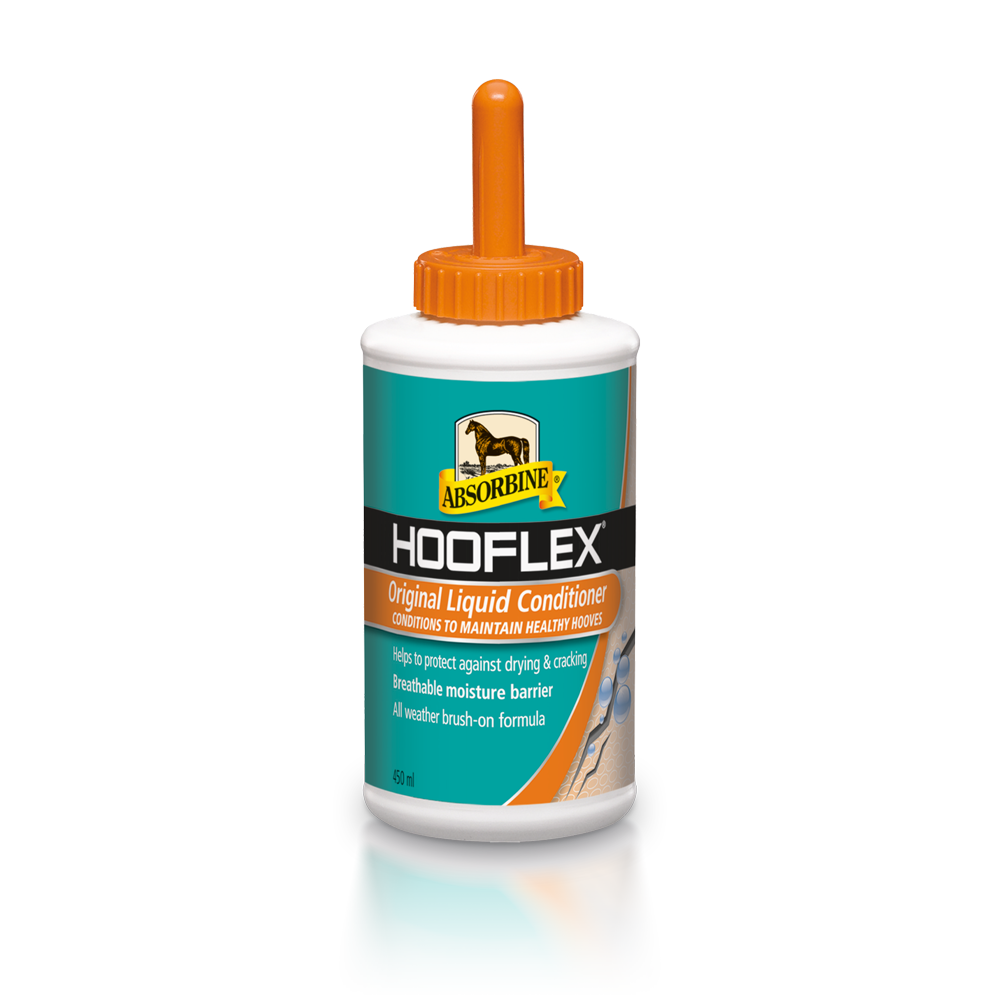 Hooflex — kompleksowa pielęgnacja kopyt
Zdrowe kopyta to podstawa zdrowia i wydajności konia. Seria Hooflex firmy Absorbine oferuje pełne spektrum preparatów do pielęgnacji kopyt — od klasycznych smarowideł po nowoczesne formuły odżywcze.